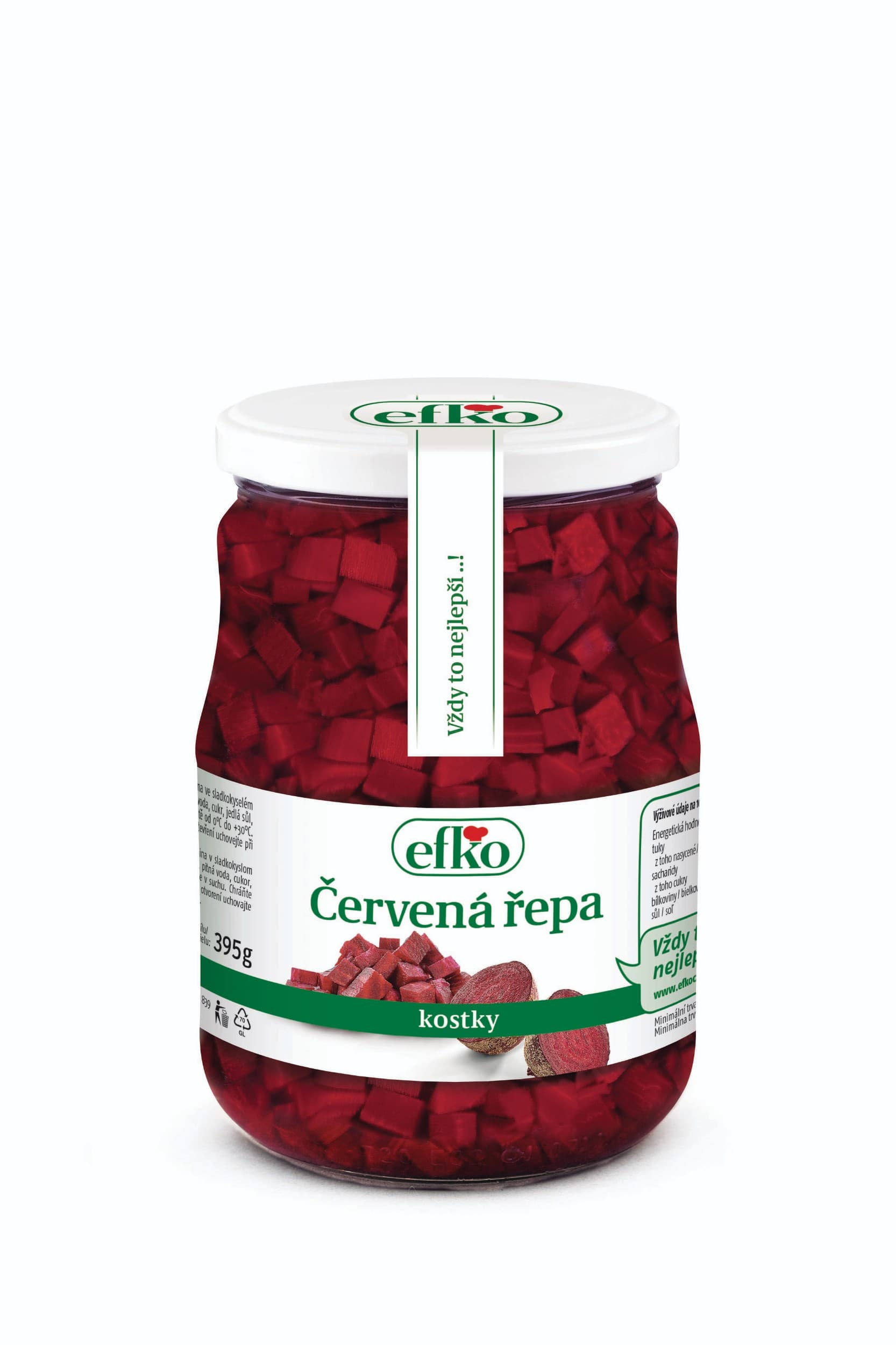 Efko Červená řepa kostky 670 g