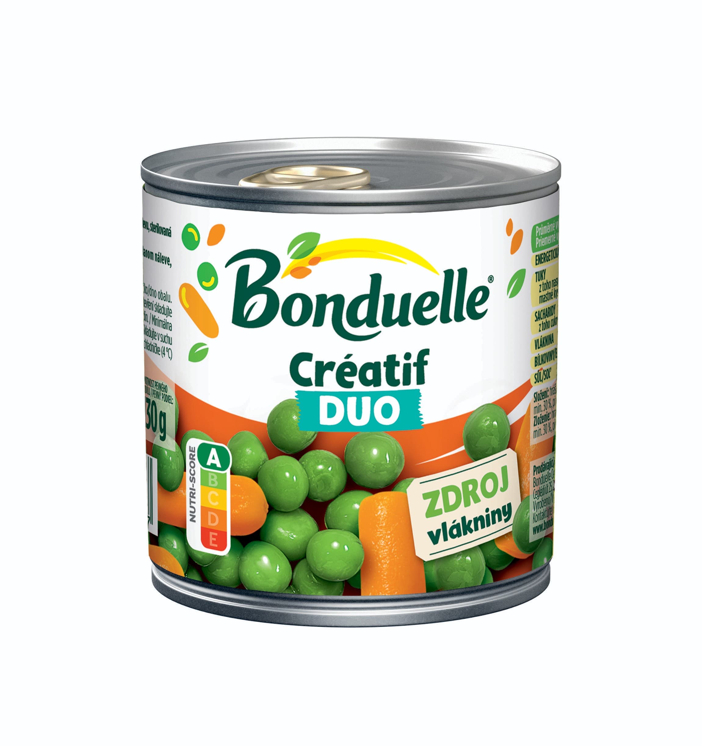 Bonduelle Créatif Hrášek s baby karotkou/ Duo Mix 212 ml