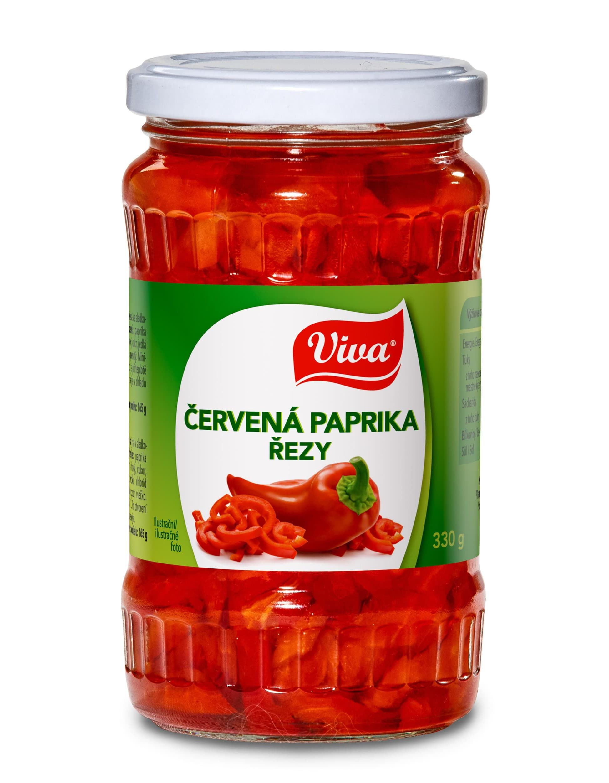Viva Paprika červená řezaná 330g