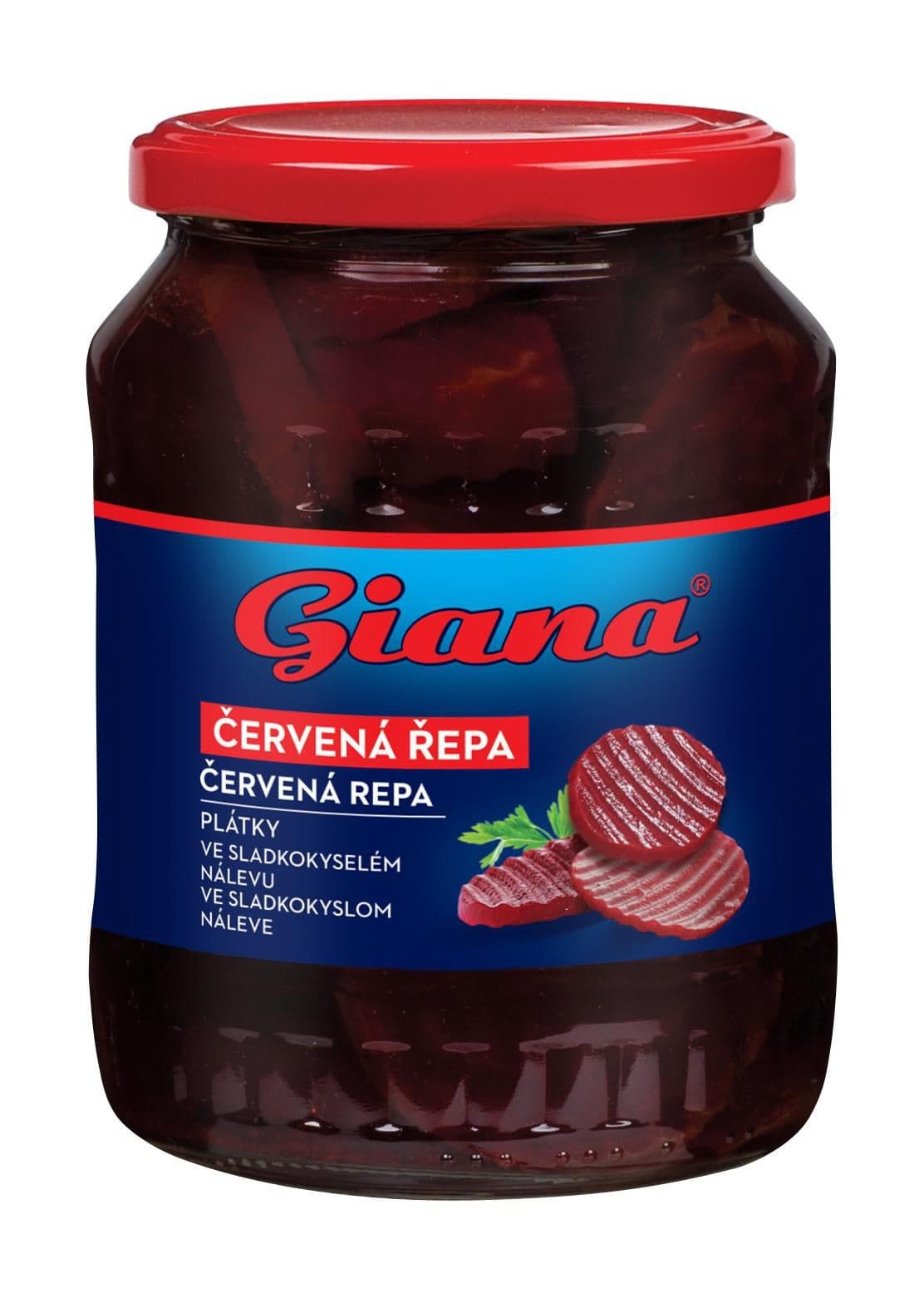 Giana Červená řepa ve sladkokyselém nálevu 650 g