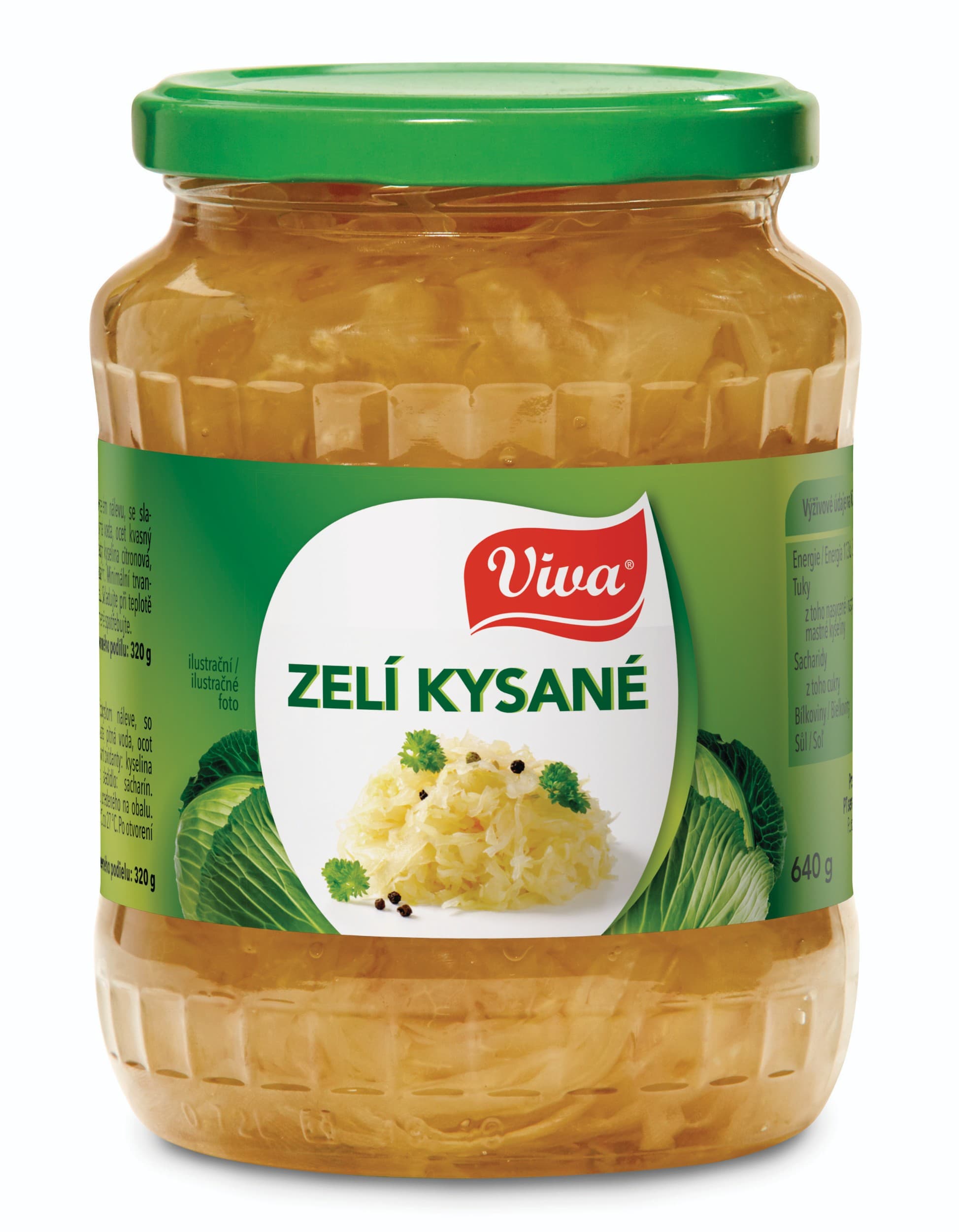 Viva Gourmet Zelí kysané bílé 640 g