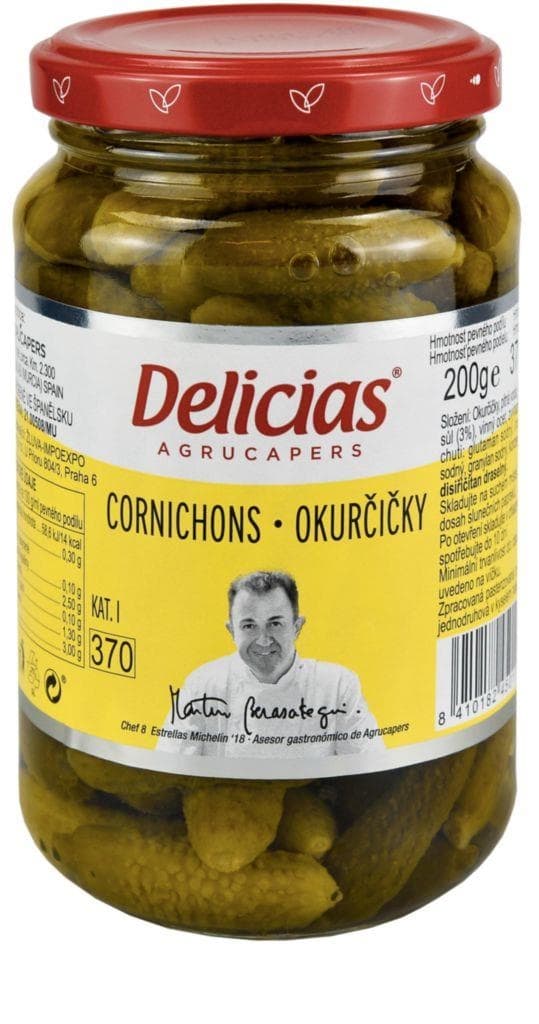 Delicias okurčičky Cornichons 370ml