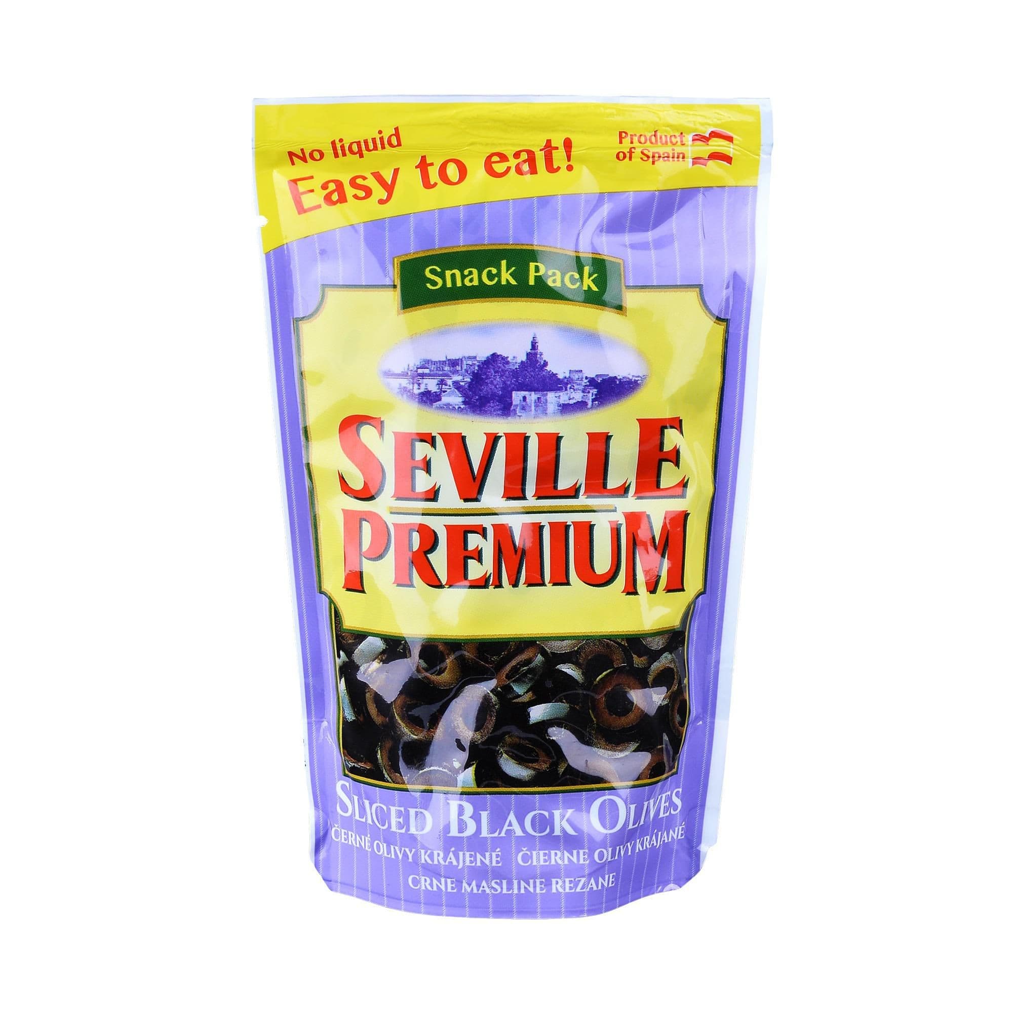 Seville Premium Černé olivy krájené 75g