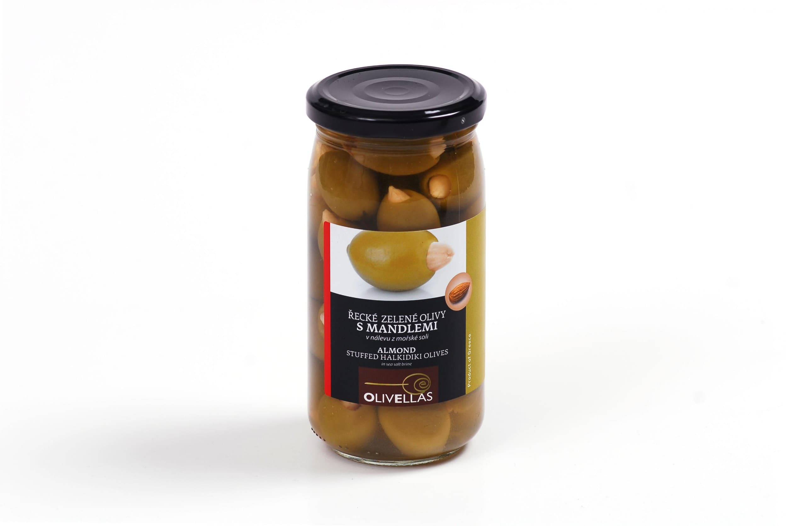 Pemap Olivy zelené plněné mandlí 380 g