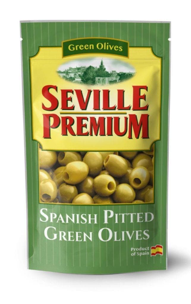 Seville Premium Zelené olivy bez pecky 200 g