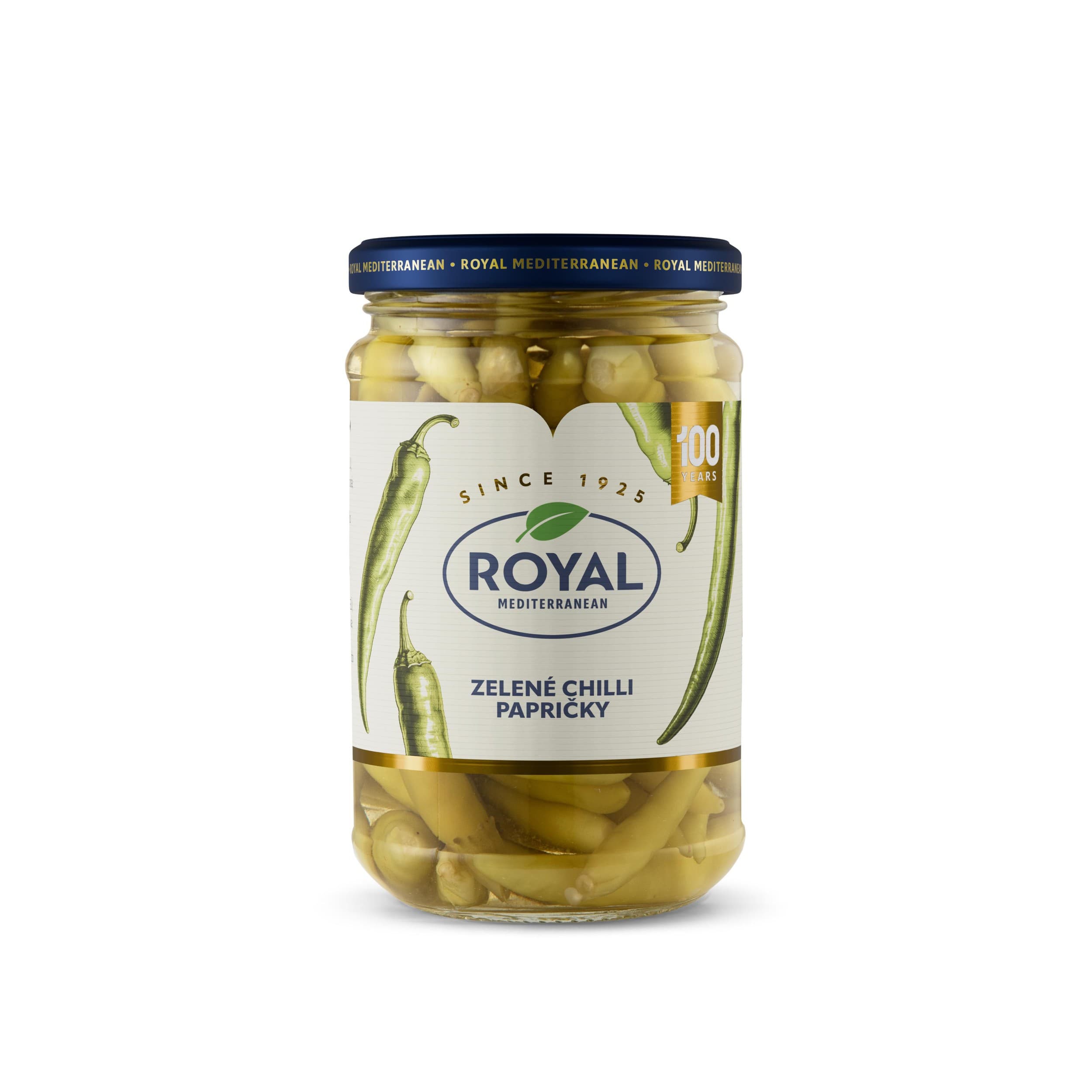 Royal Zelené chilli papričky 285g