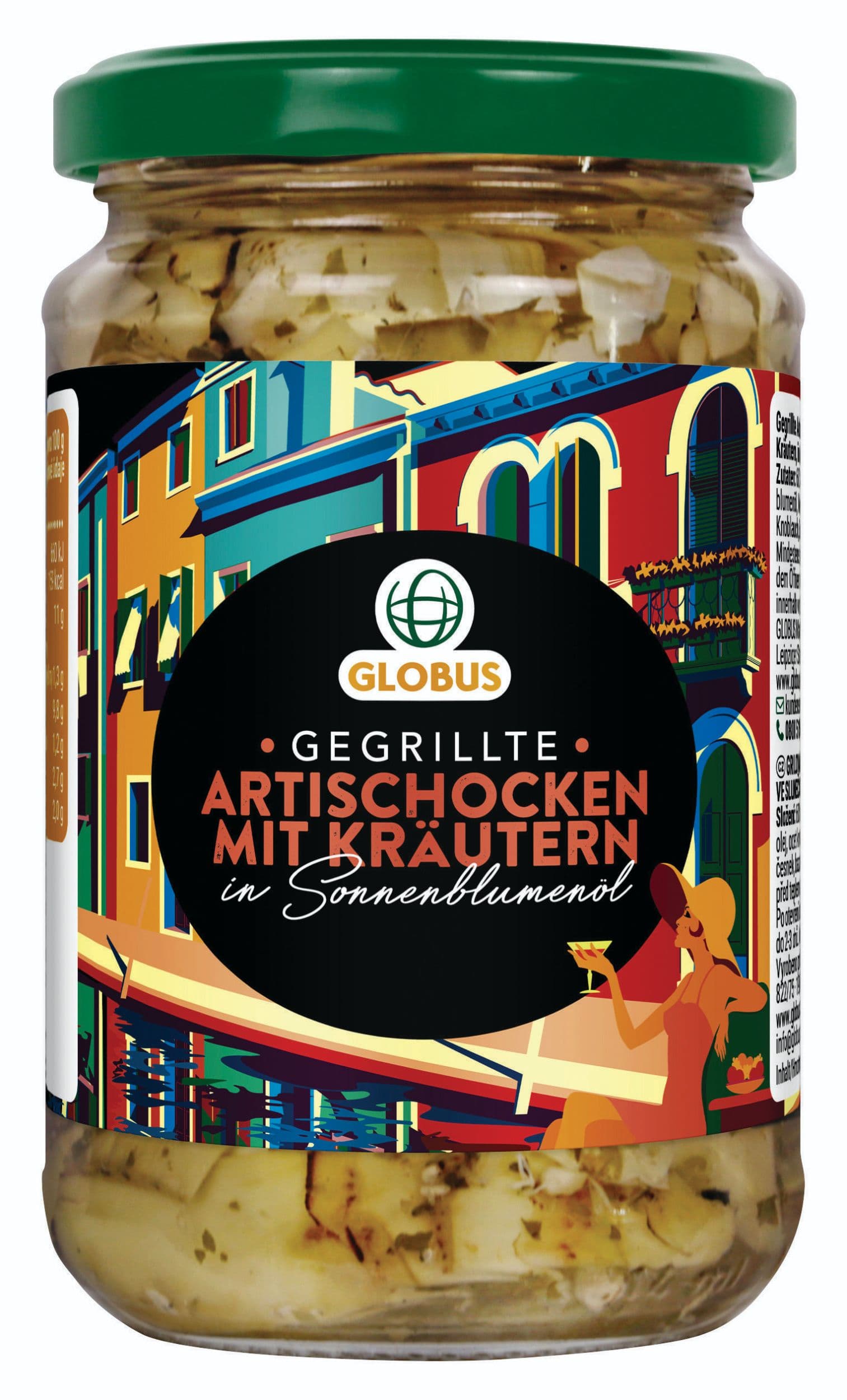 Grilované artyčoky s bylinkami 280g