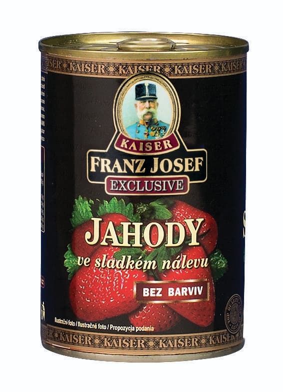 Franz Josef Kaiser Jahody ve sladkém nálevu 400g