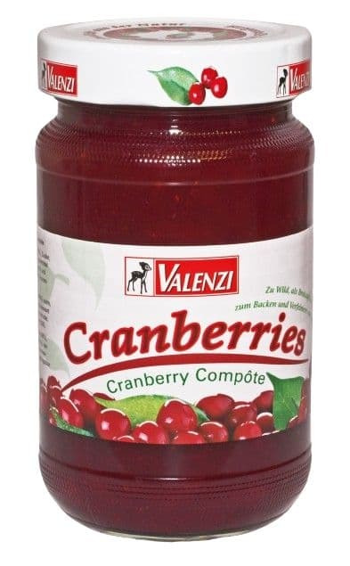 Valenzi Kanadské brusinky v nálevu 320g