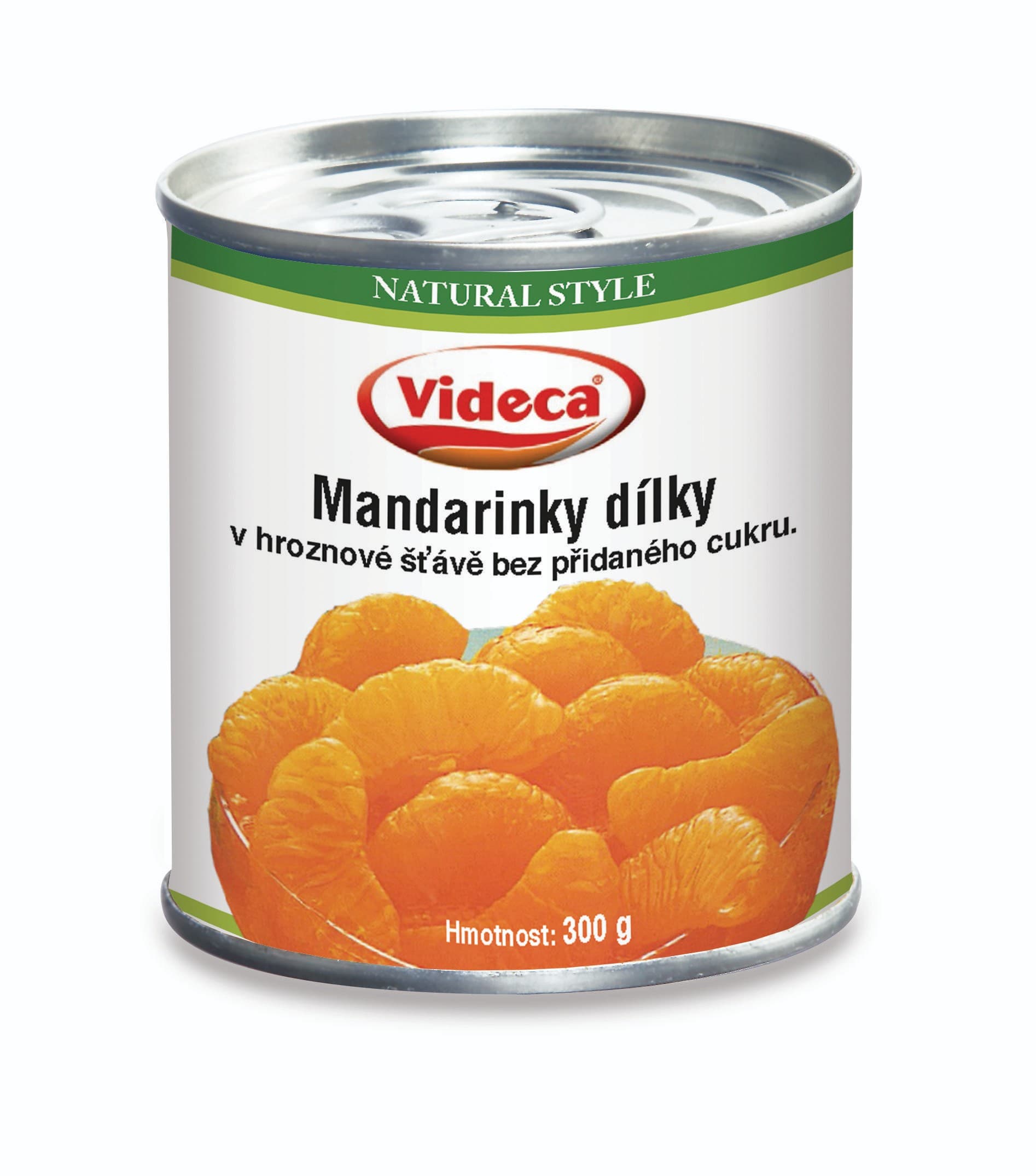 Videca Mandarinky v hroznové šťávě bez přidaného cukru 300g