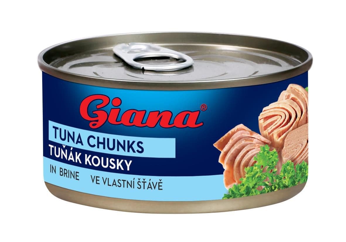 Giana Tuňák kousky ve vlastní šťávě 170g