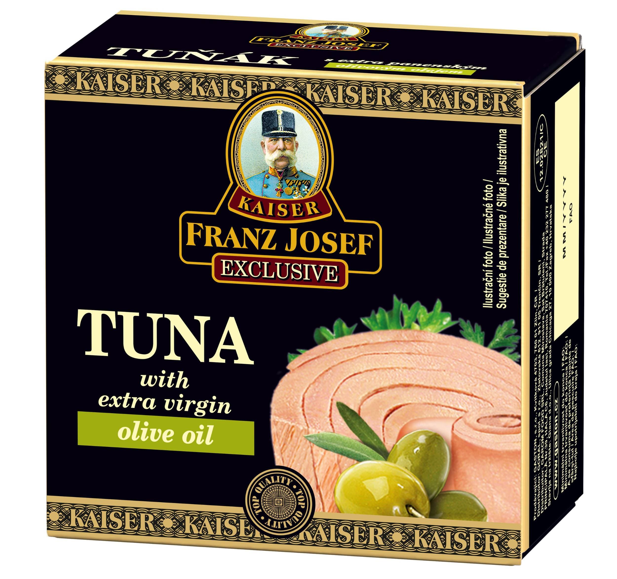Franz Josef Kaiser Tuňák s extra panenským olivovým olejemi 60g