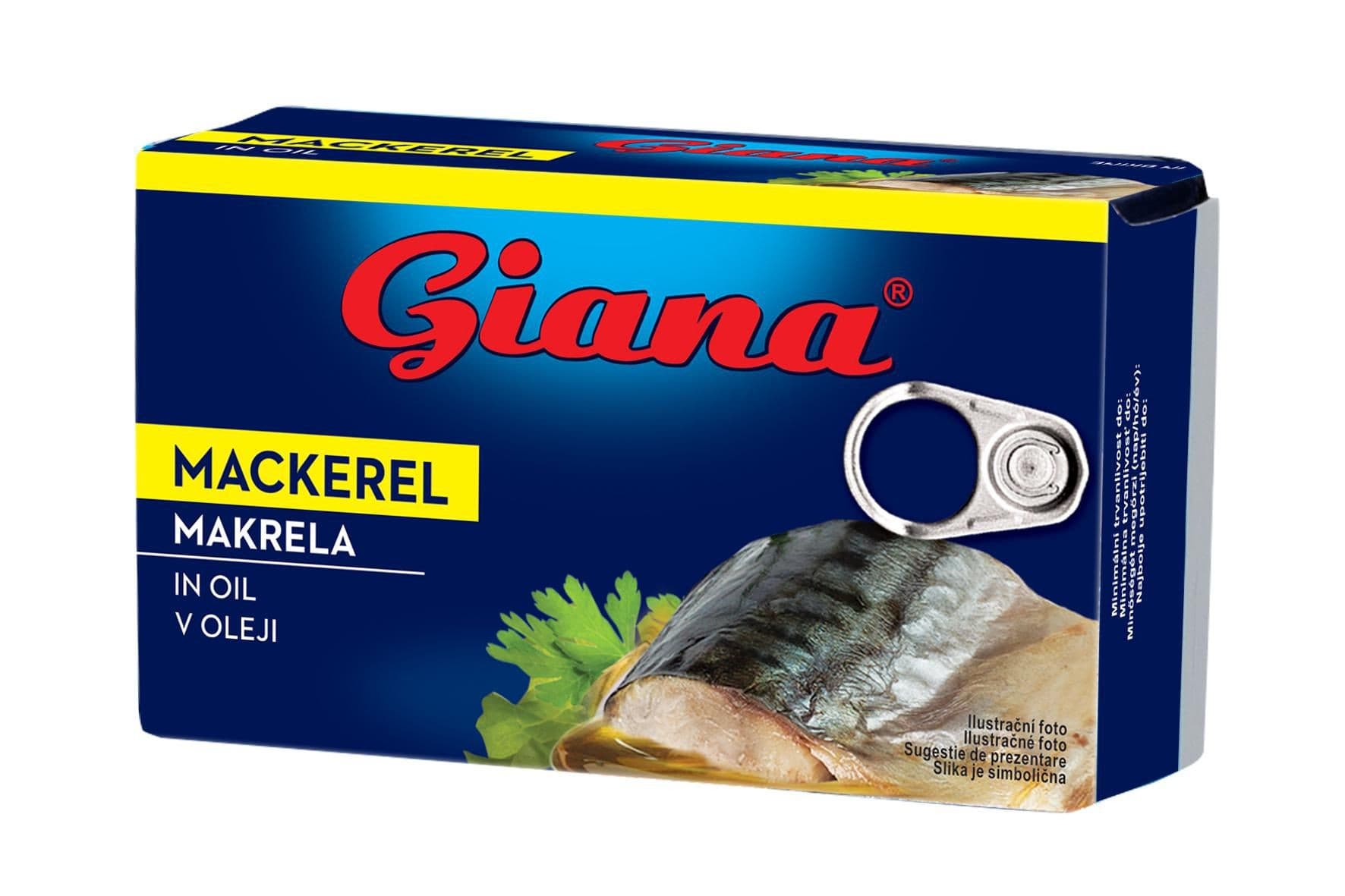 Giana Makrela v rostlinném oleji 125g