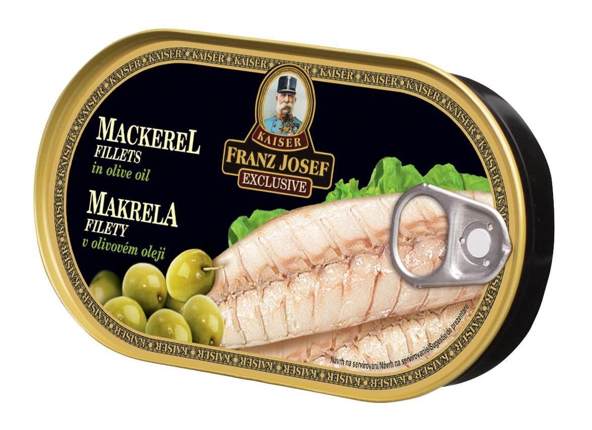 Franz Josef Kaiser Exclusive Makrela filety v olivovém oleji 170 g