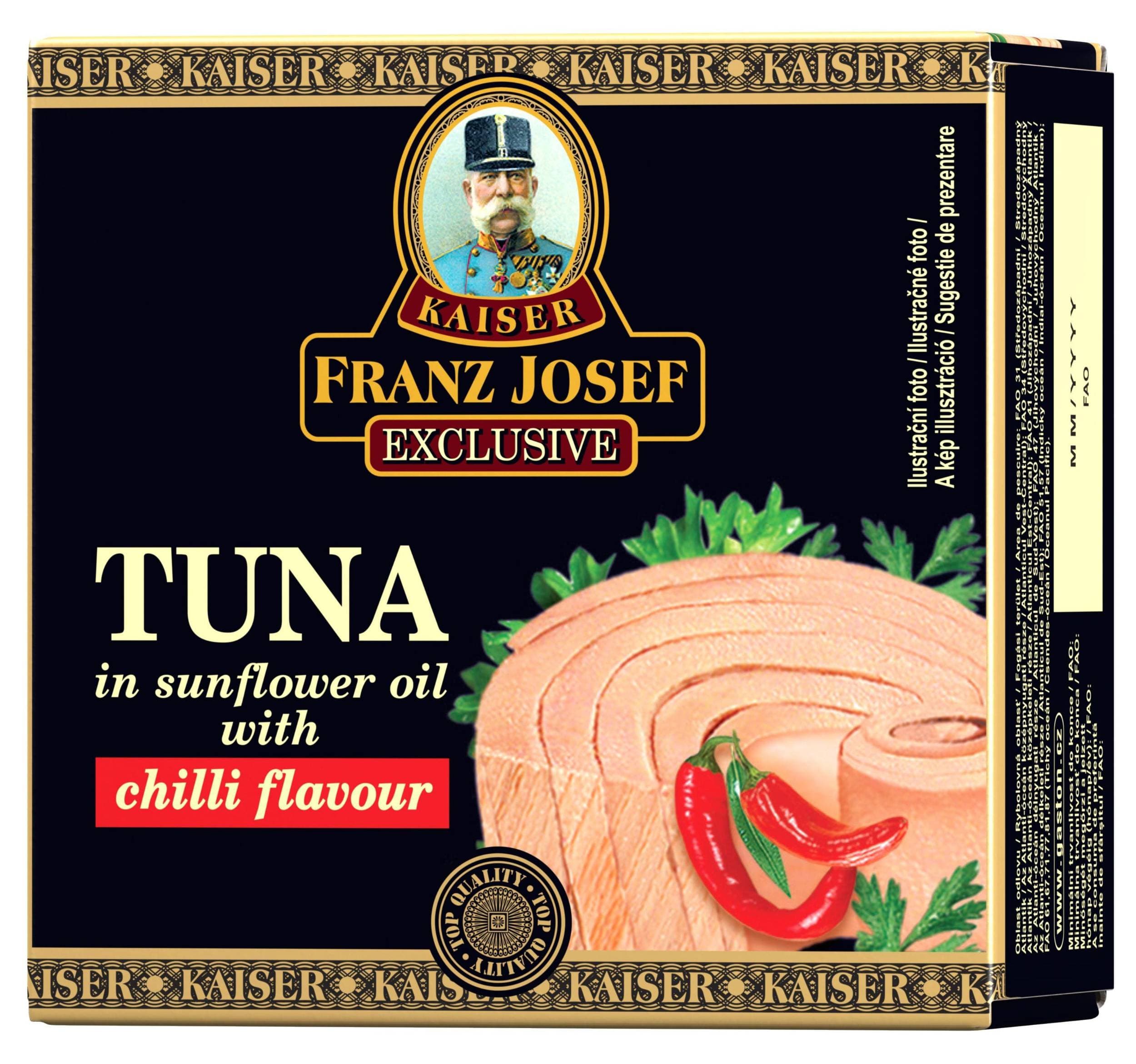 Franz Josef Kaiser Exclusive Tuňák v pikantním oleji 80 g