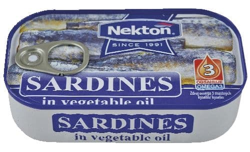 Nekton Sardinky v rostlinném oleji 125 g