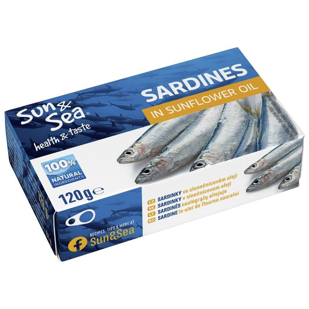 Sun & sea Sardinky ve slunečnicovém oleji 120g