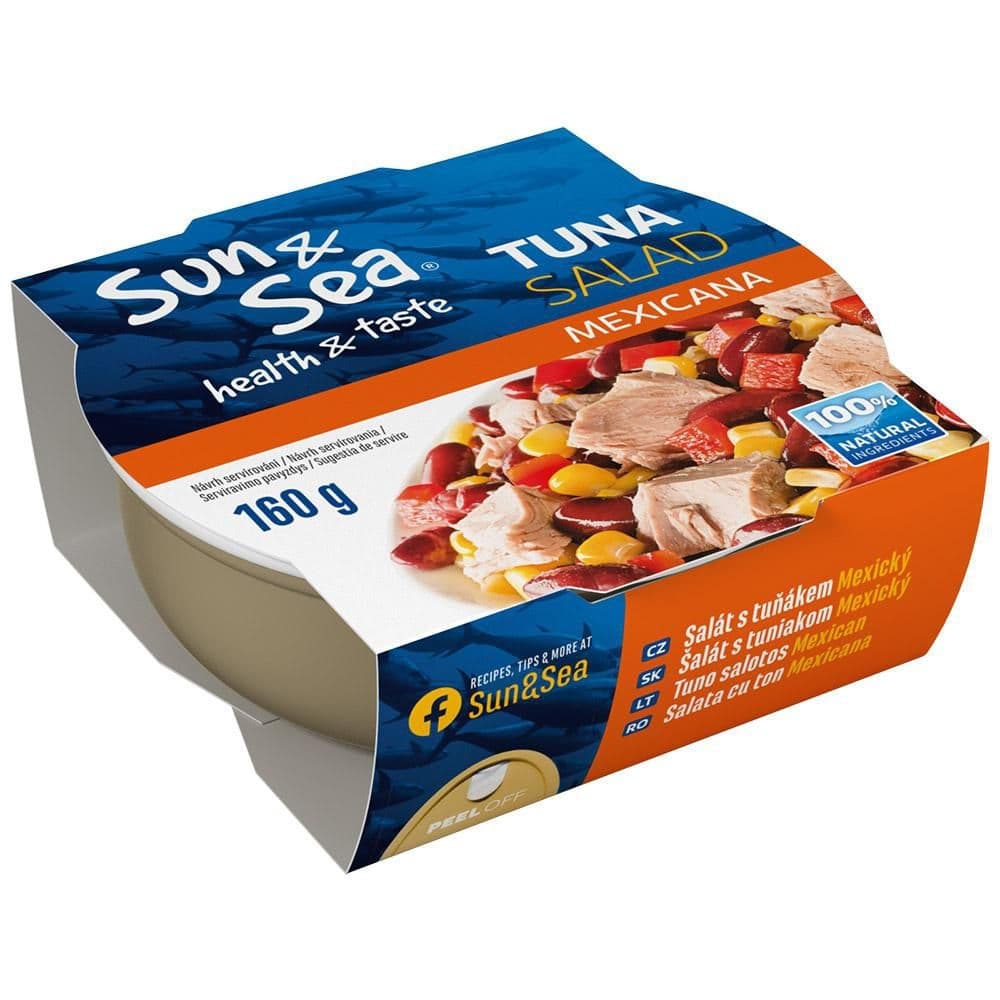 Sun&Sea Salát s tuňákem stylu Mexicana 160g