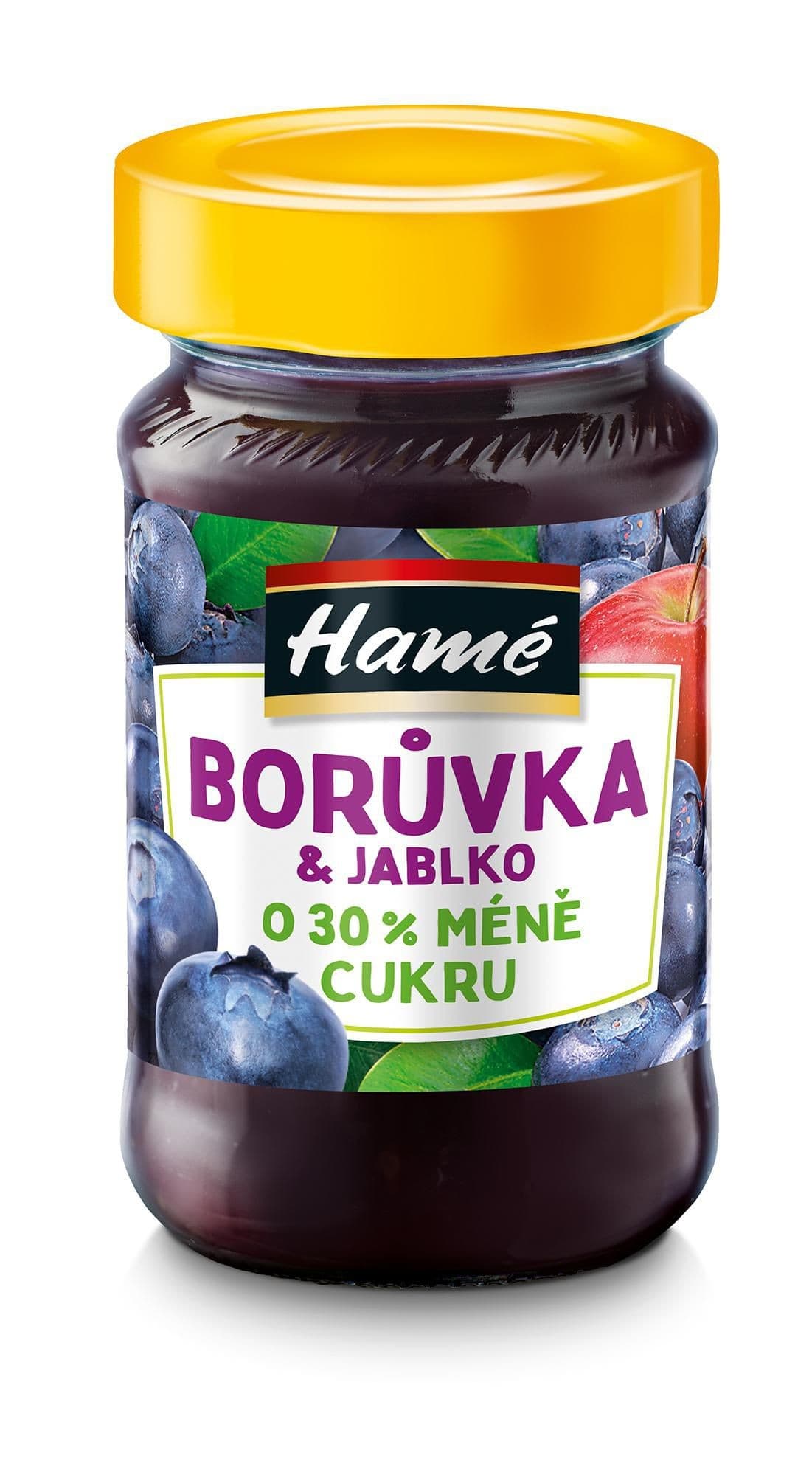 Hamé Džem borůvkový se sníženým obsahem cukru 230g