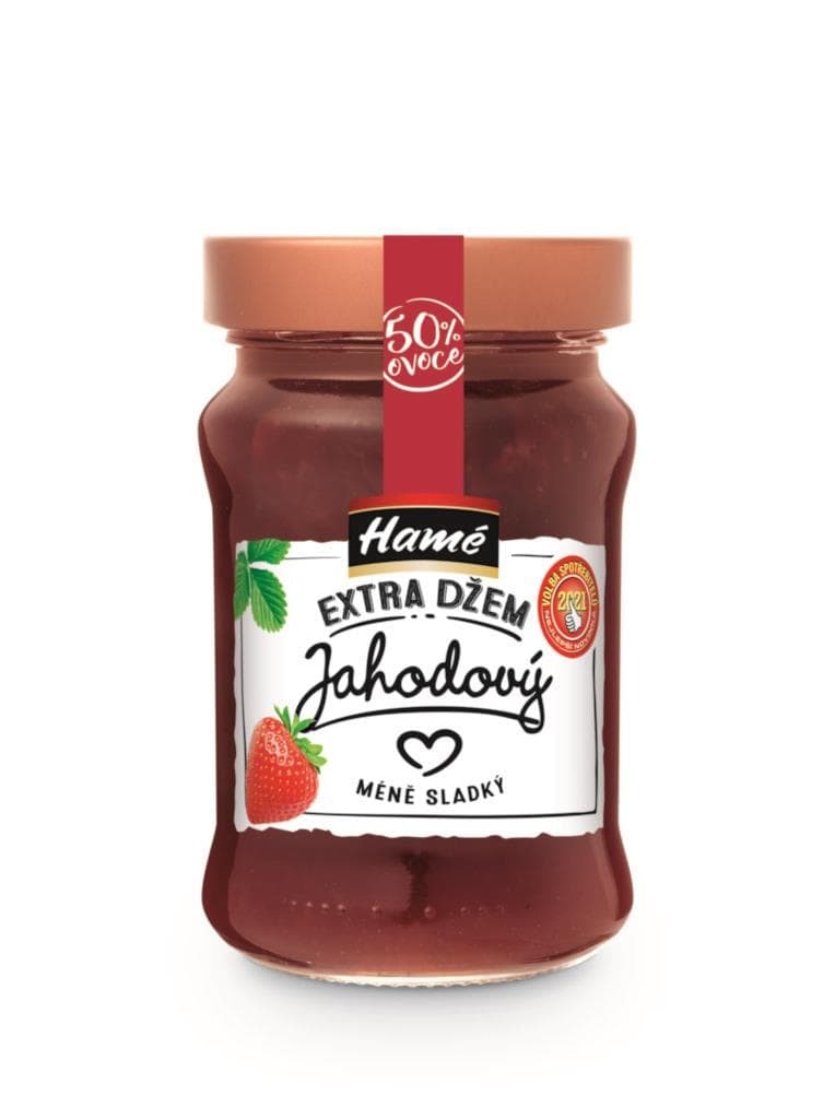 Hamé Sweet Extra Jam jahoda méně sladký 340 g