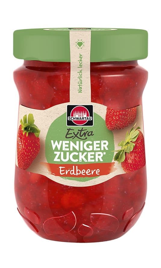 Schwartau Extra džem méně cukru jahoda 300 g