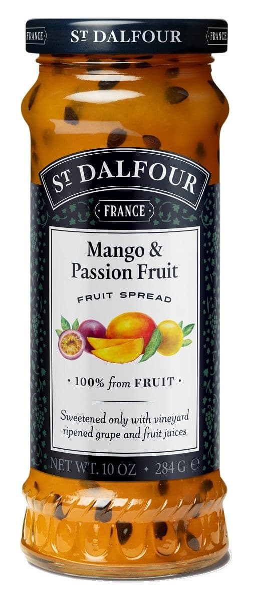 St. Dalfour Mango & maracuja ovocná pomazánka s vysokým obsahem ovoce 284g