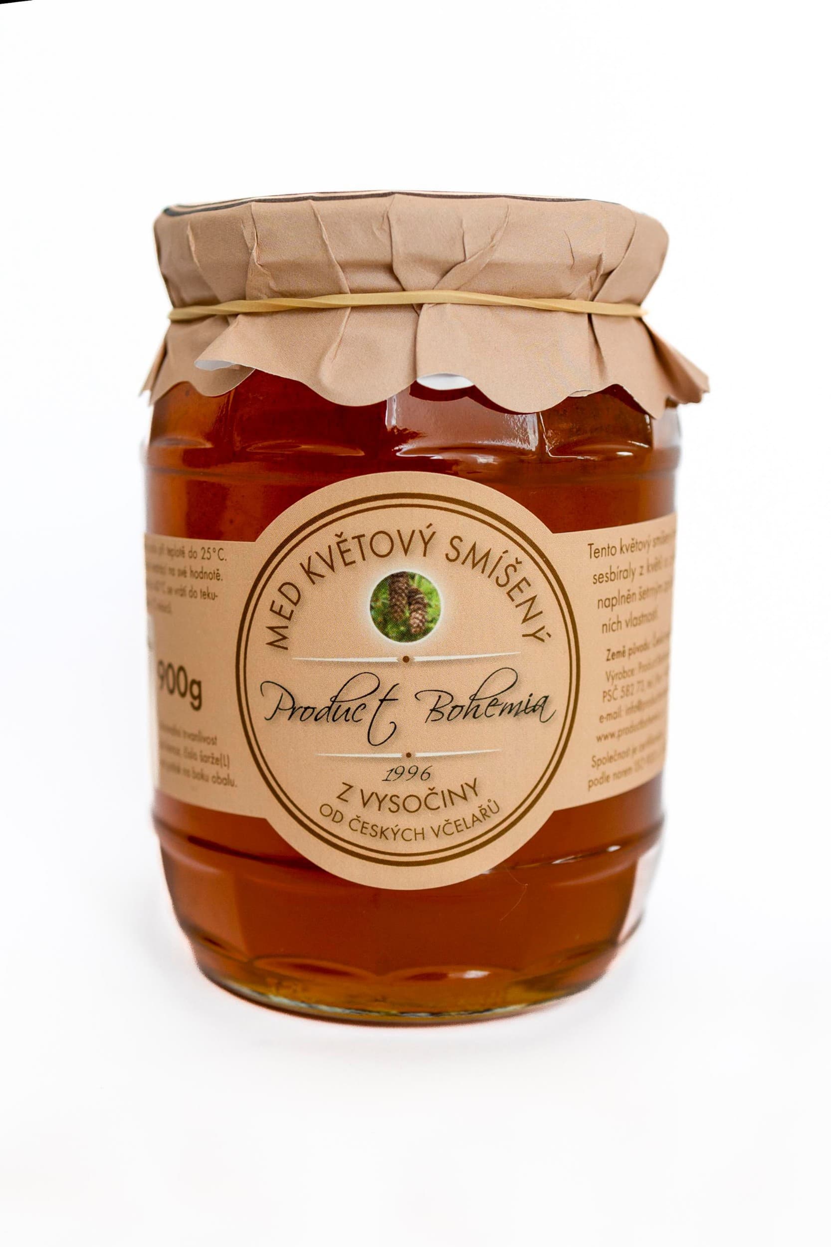 Product Bohemia Med květový smíšený z Vysočiny retro design 650 g
