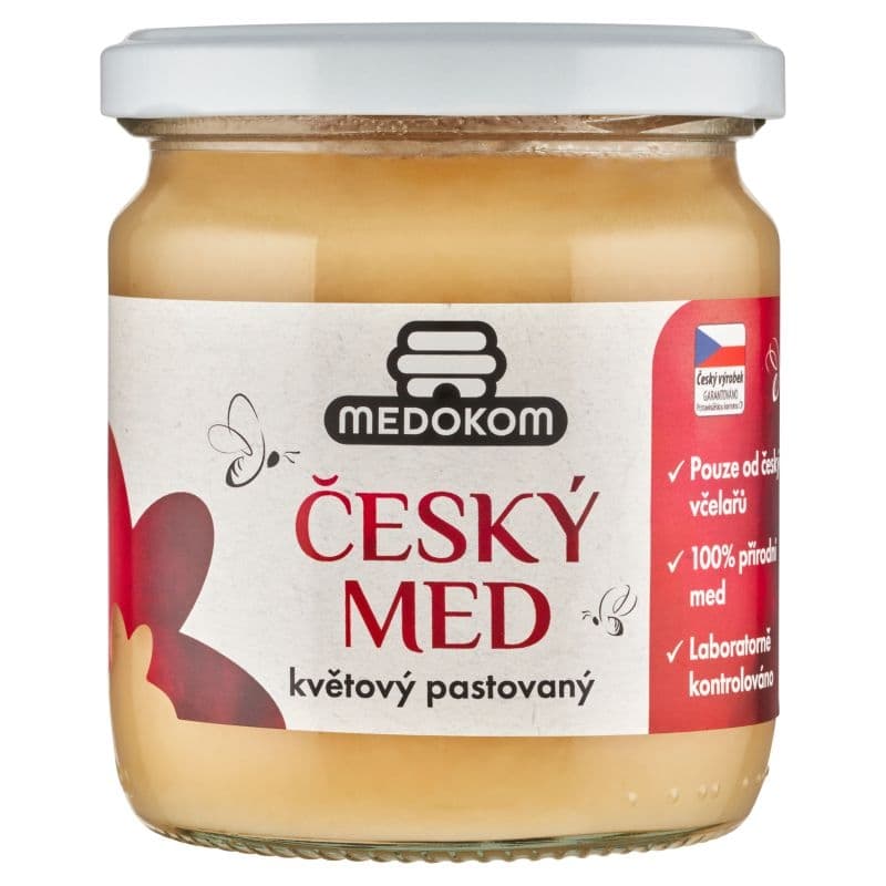 Medokomerc Český med květový pastovaný 500g