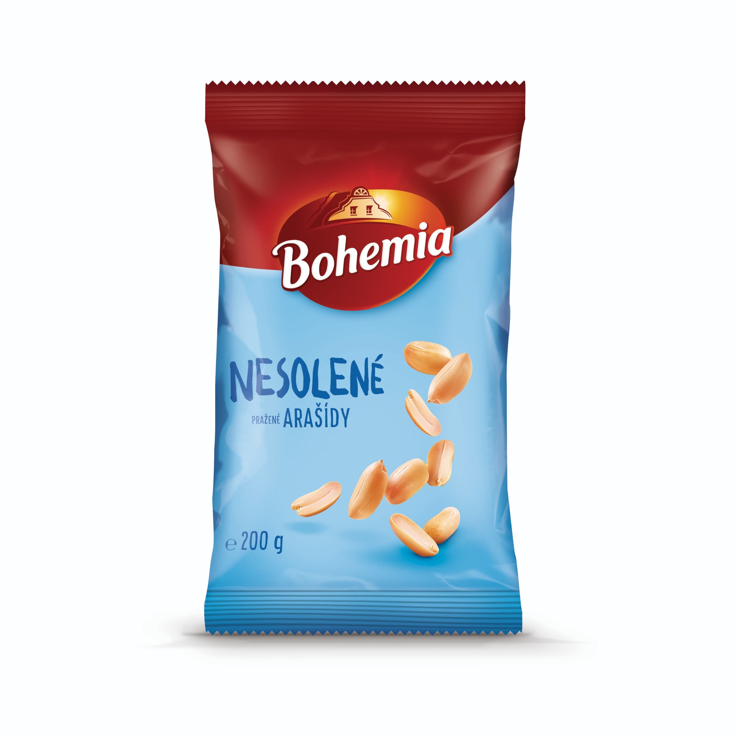 Bohemia arašídy nesolené 200g