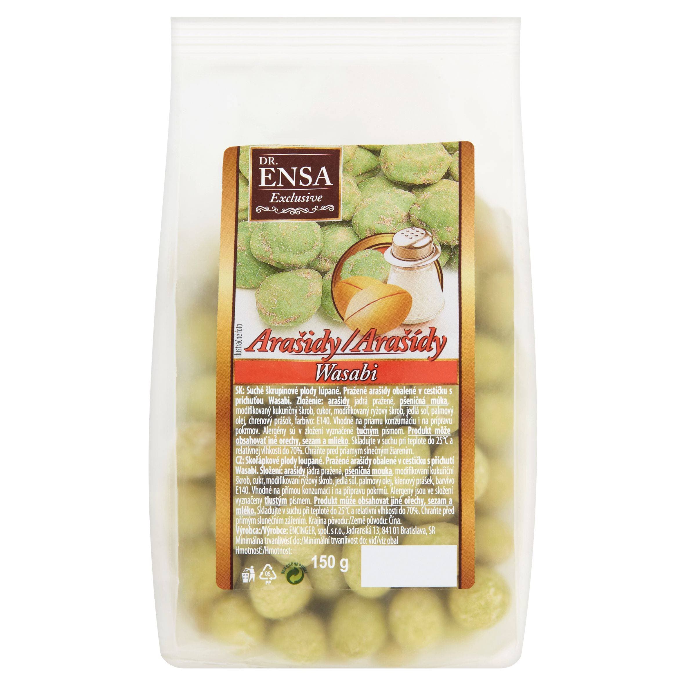 Dr.Ensa Exclusive Arašídy wasabi 150 g