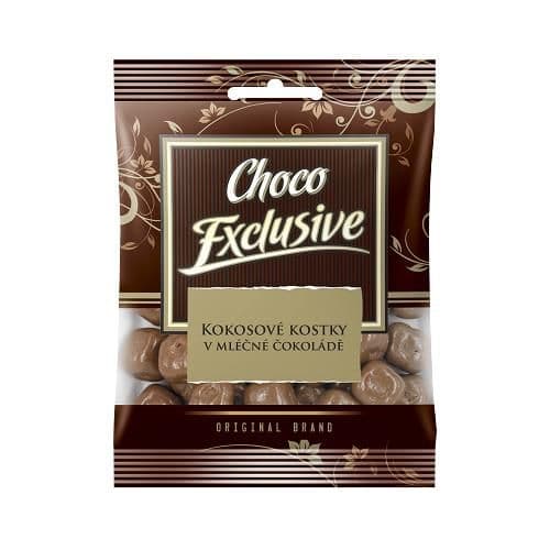 Poex Kokosové kostky v mléčné čokoládě 80 g