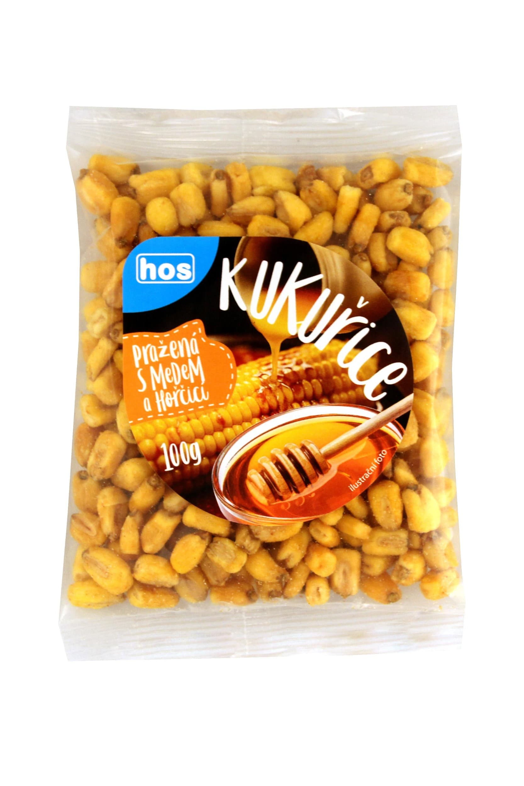 Hos Kukuřice pražená Med a hořčice 100g