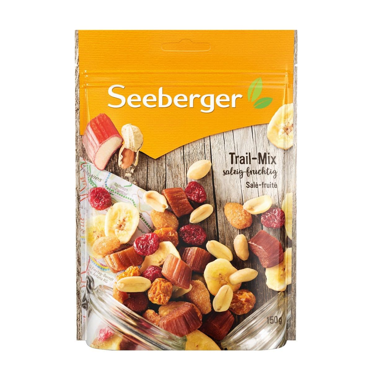 Seeberger Směs sušeného ovoce a ořechů s rebarborou 150 g