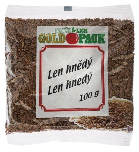 Natürlich Len hnědý Gold pack 100g