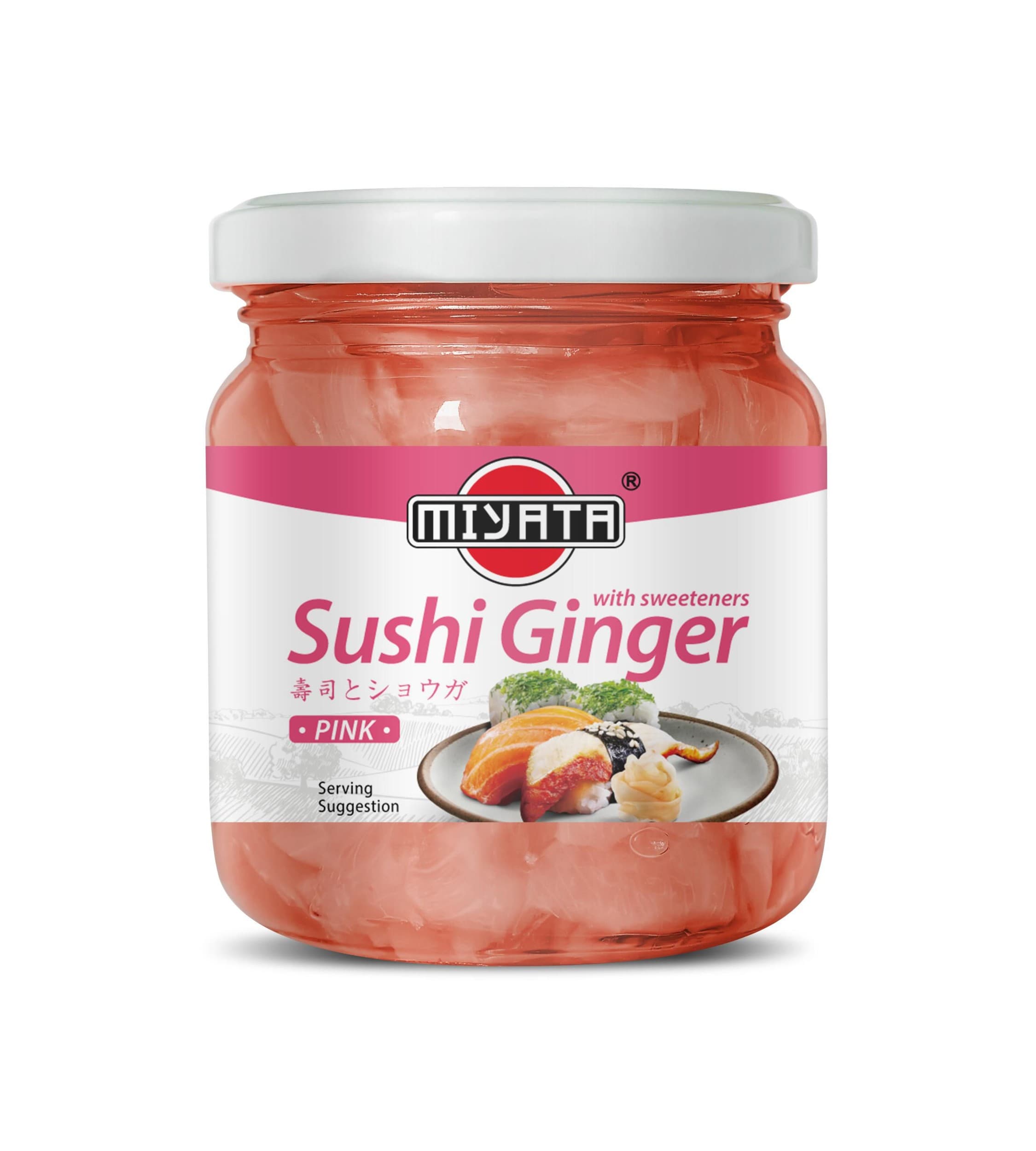 Miyata Sushi Nakládaný Zázvor (růžový) 190g