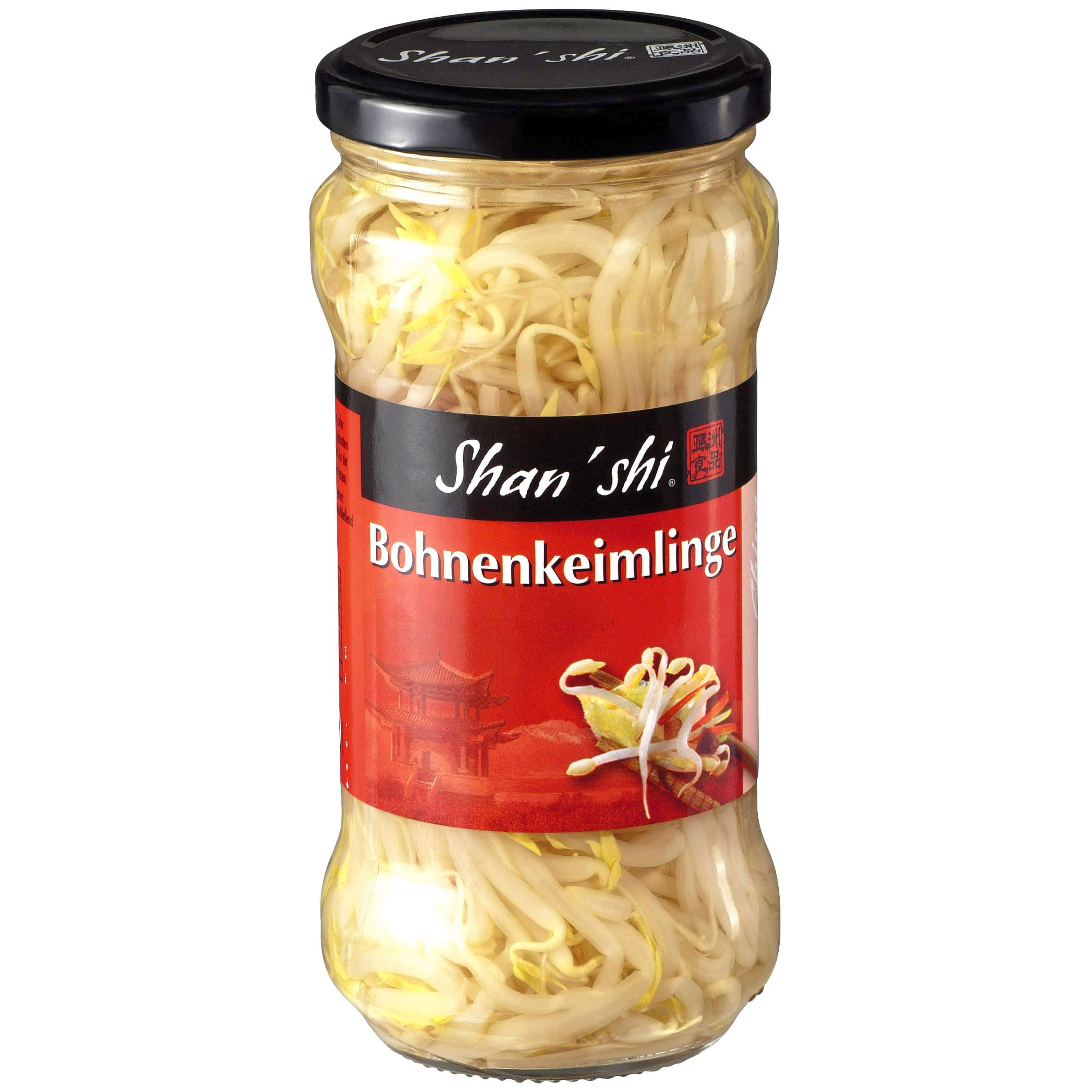 SHAN SHI Sterilované klíčky mungo ve slaném nálevu 330g