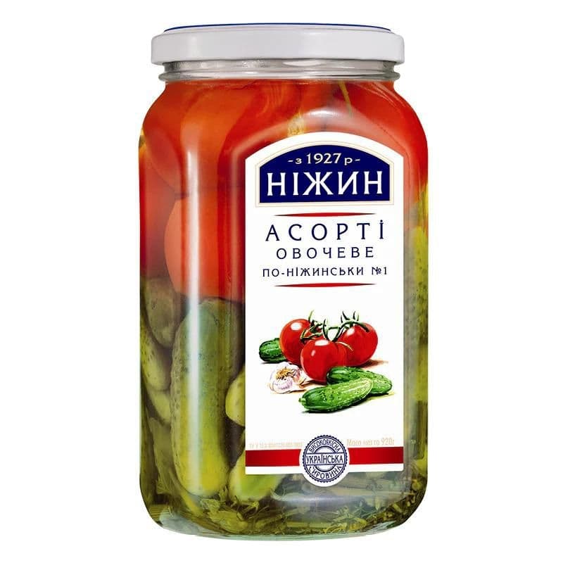 Nizhyn Assorti zeleninové N1 920g