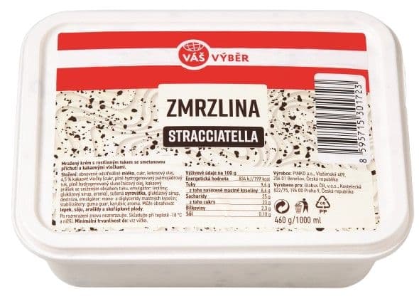 Váš Výběr - Zmrzlina Stracciatella 1000 ml