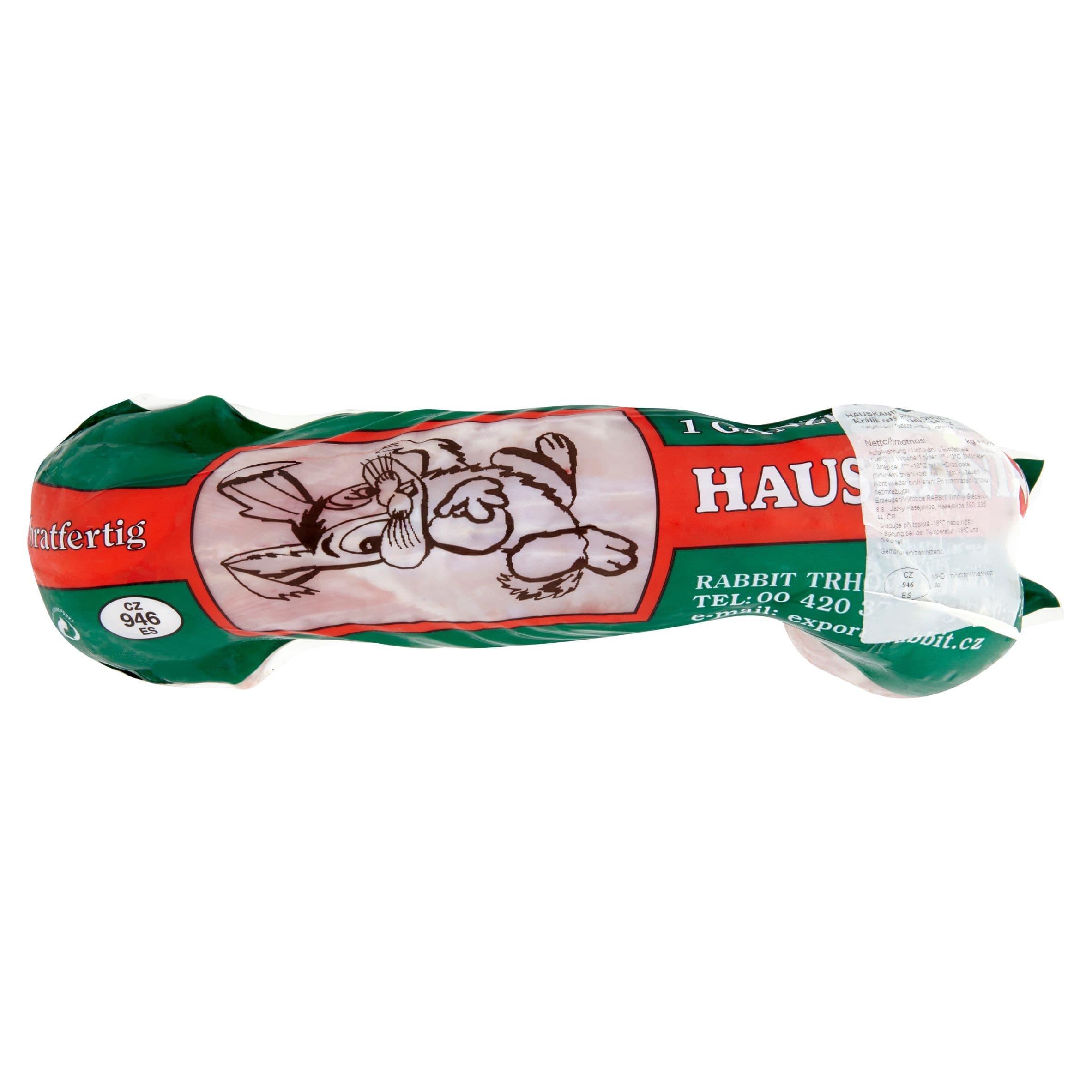 Rabbit Mražený králík celý bez hlavy 1430 g