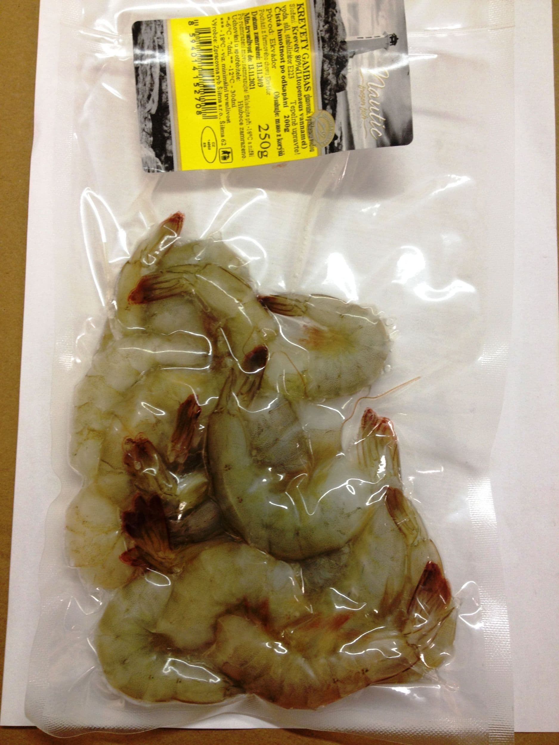 Nautic Krevety gambas mražené 250g