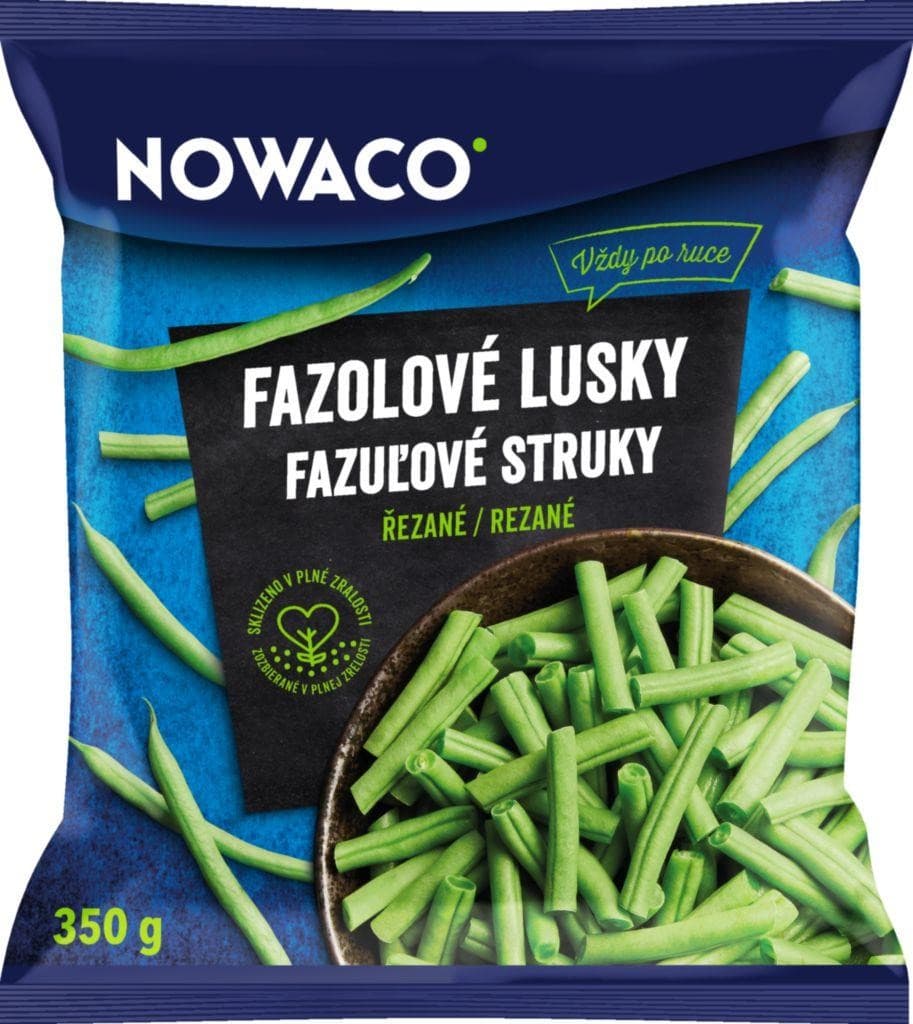 Nowaco Fazolové lusky řezané mražené 350g