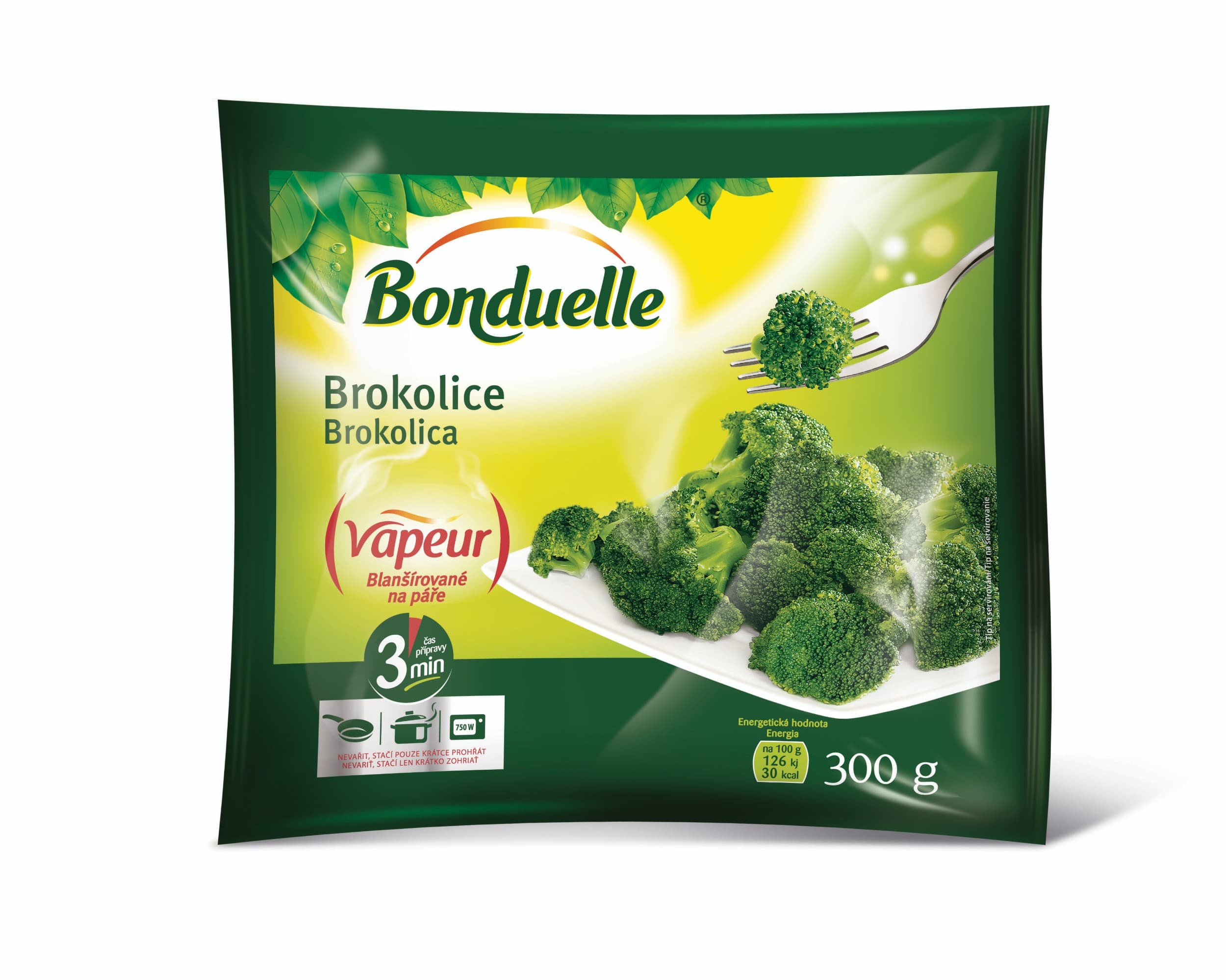 Bonduelle Vapeur Brokolice mražená 300 g
