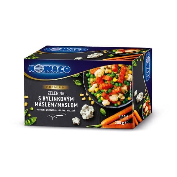 Nowaco Zelenina s bylinkovým máslem Premium mražená 300g