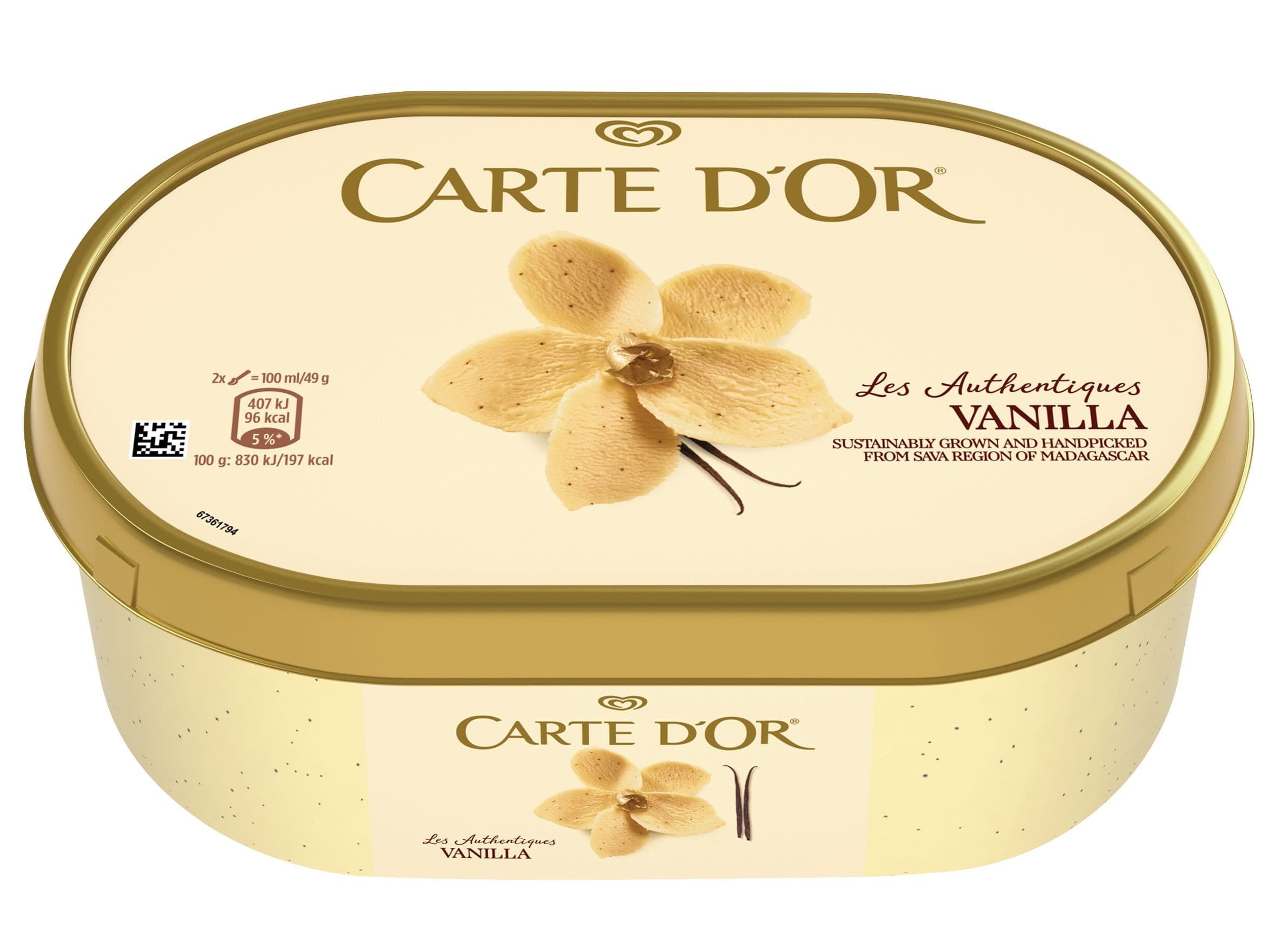 Carte d'Or vanilková zmrzlina 1000 ml
