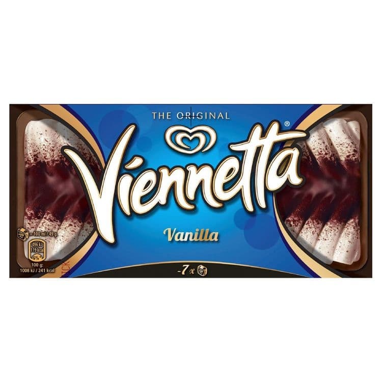 Algida Viennetta Mražený krém vanilkový s kakakovou polevou 650 ml