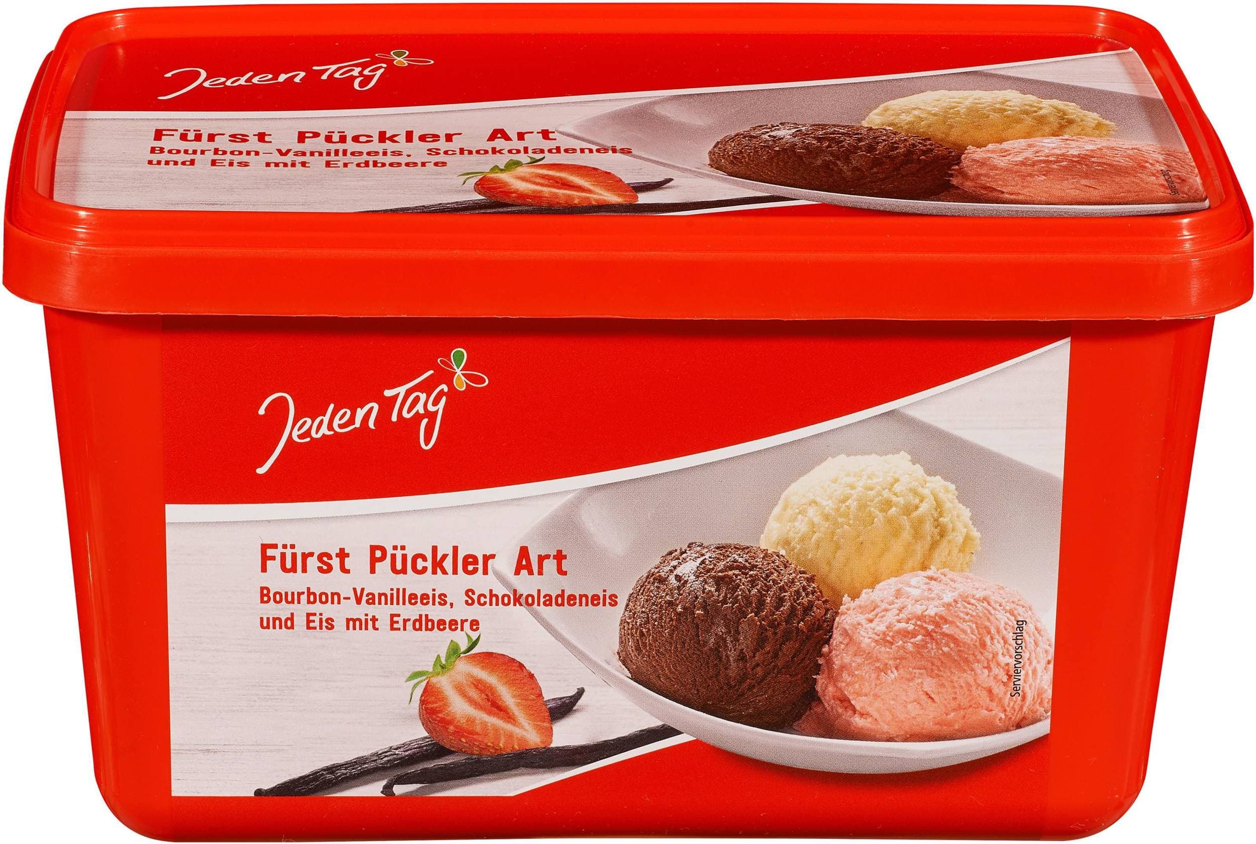 Jeden Tag Zmrzlina tříbarevná 2 500 ml