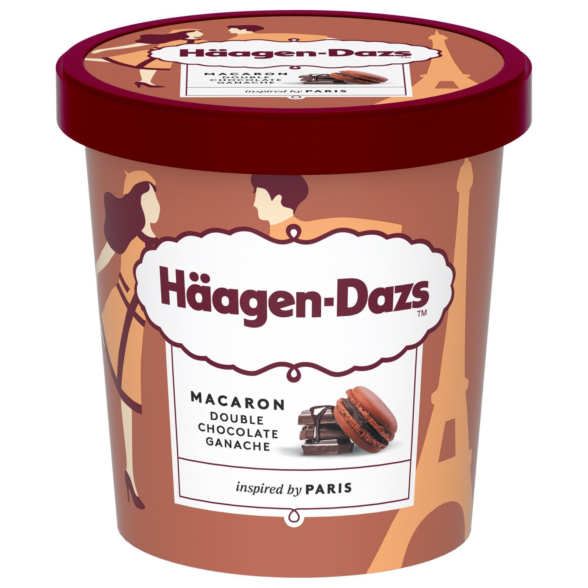Häagen-Dazs čokoládová zmrzlina s makronkami 420 ml