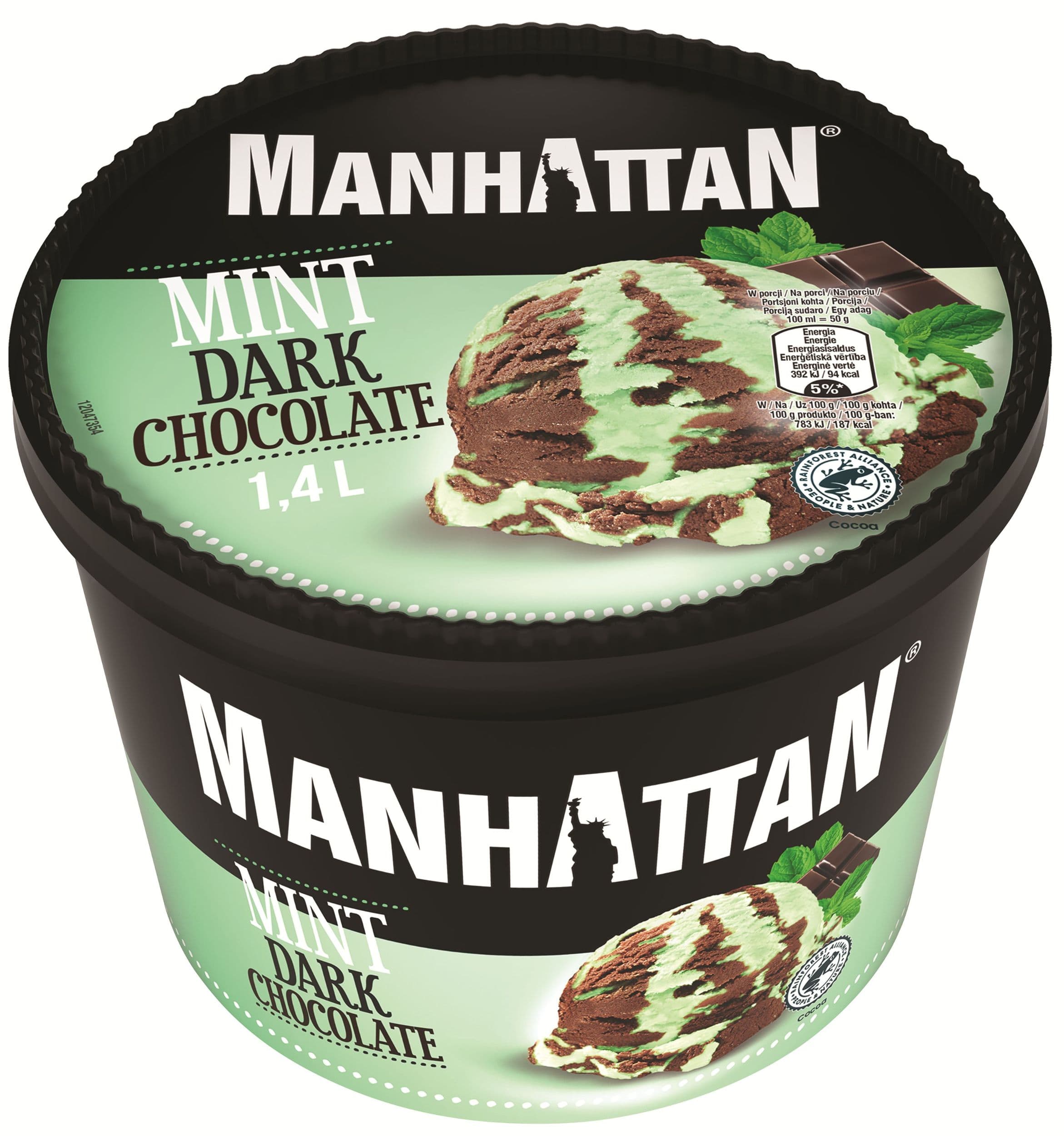 Manhattan mint dark choc.1400ml