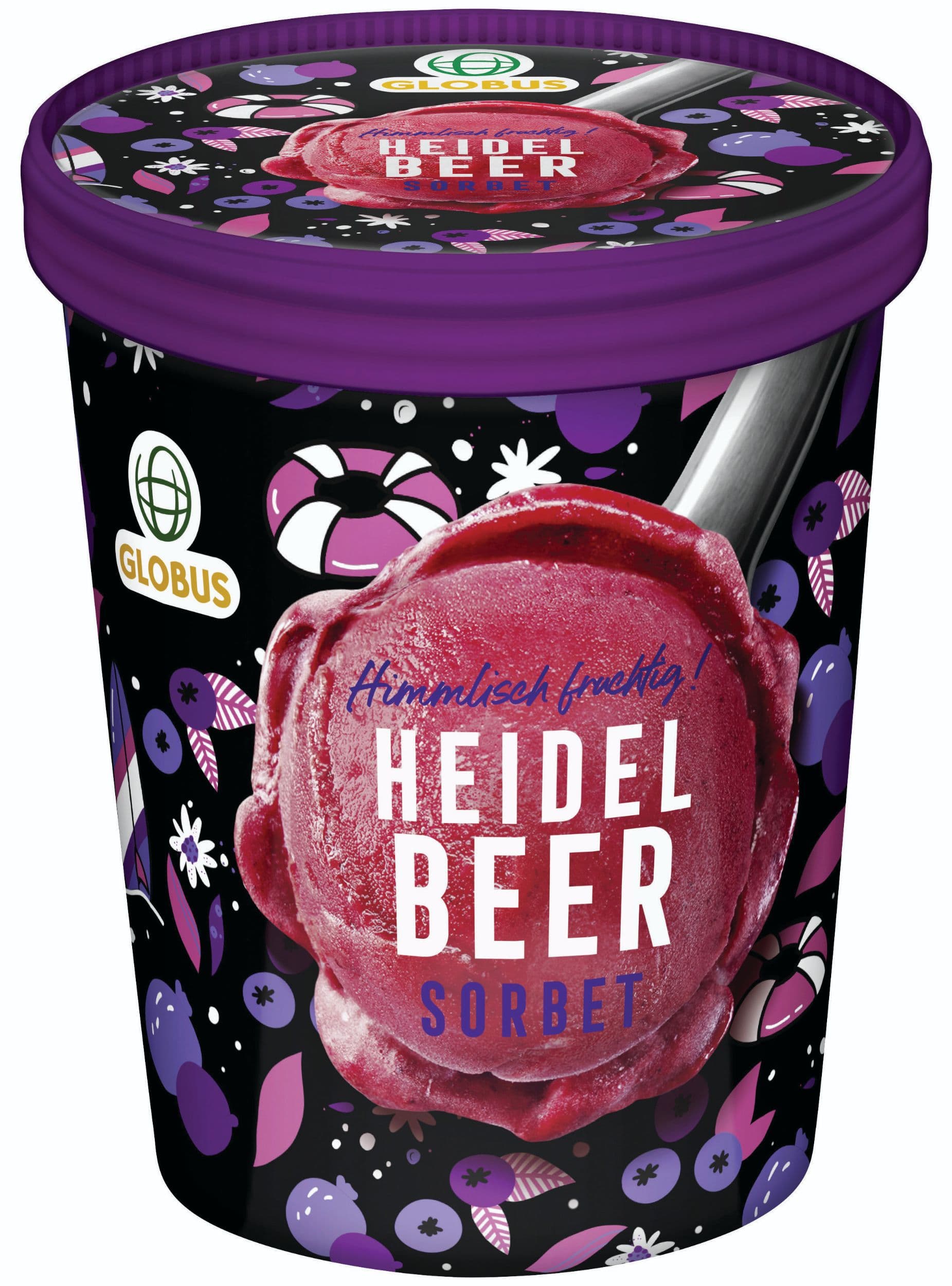 Mražený krém borůvkový sorbet 500ml