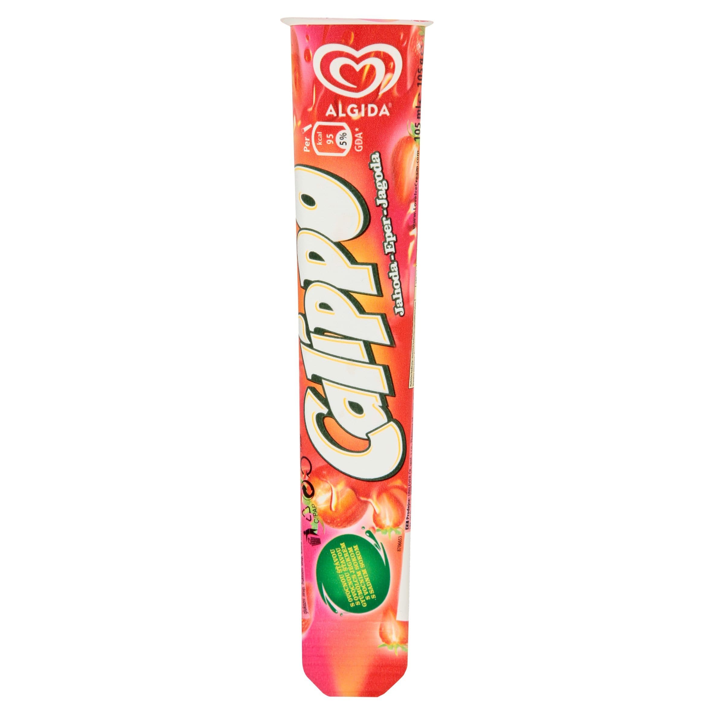 Algida Calippo Jahoda 105 ml
